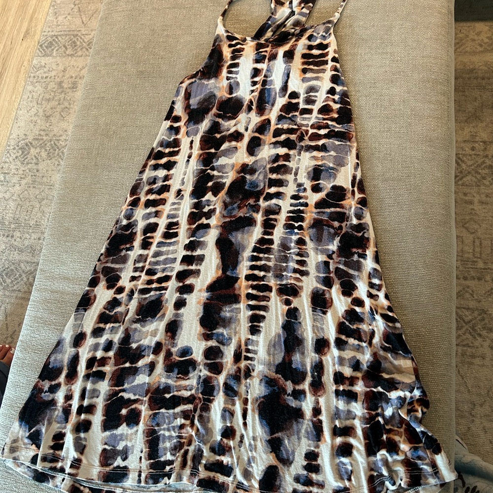Nicole Miller Animal Print Halter Top - Picture 3 of 3